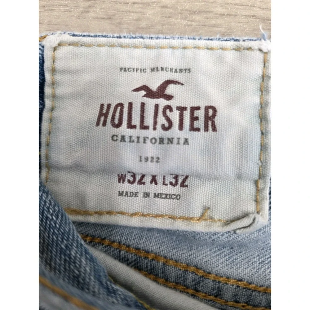 Lot of 3 Men's Jeans 2 Levi's 1 Hollister Size 32x32 Denim Pants Assorted Wash